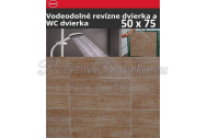 ZAVRZ Revízne dvierka š x v 50x75 cm-PUSH-Vodeodolné, na doske GlassRock